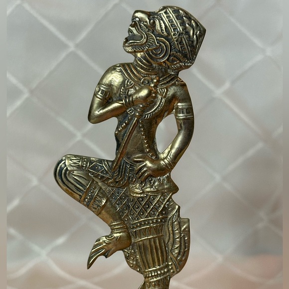 Vintage Brass Bell - Hindu or Asian Hanuman Monkey God - Picture 2 of 8